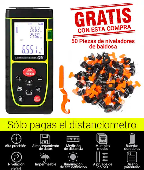 Distanciometro Digital 40 mt.