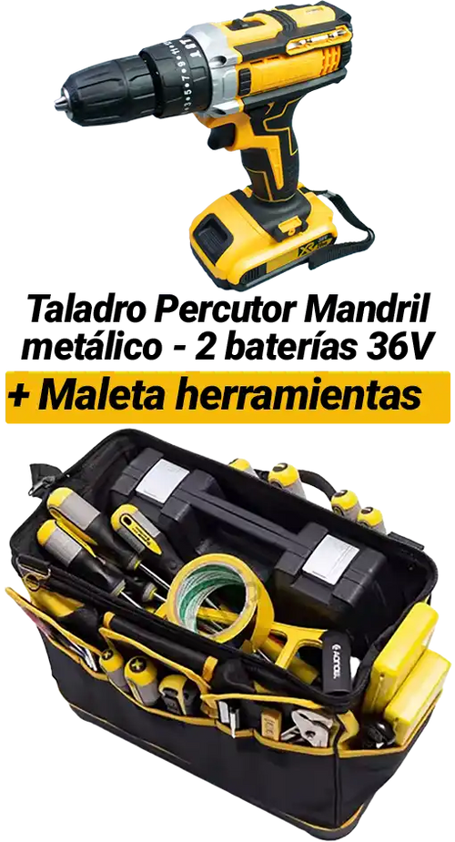 Combo Maleta más taladro