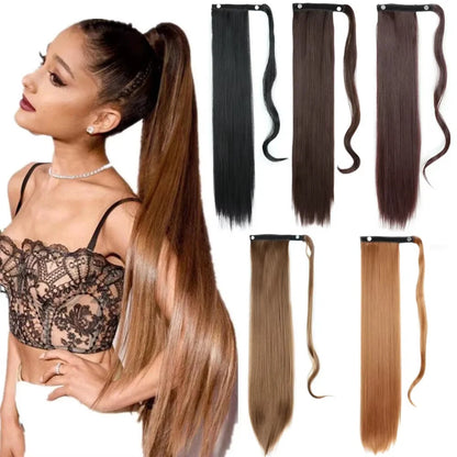 🔥Coleta Extensión Ultra Real de 60cm 🔥 – Efecto Profesional en Minutos ✨