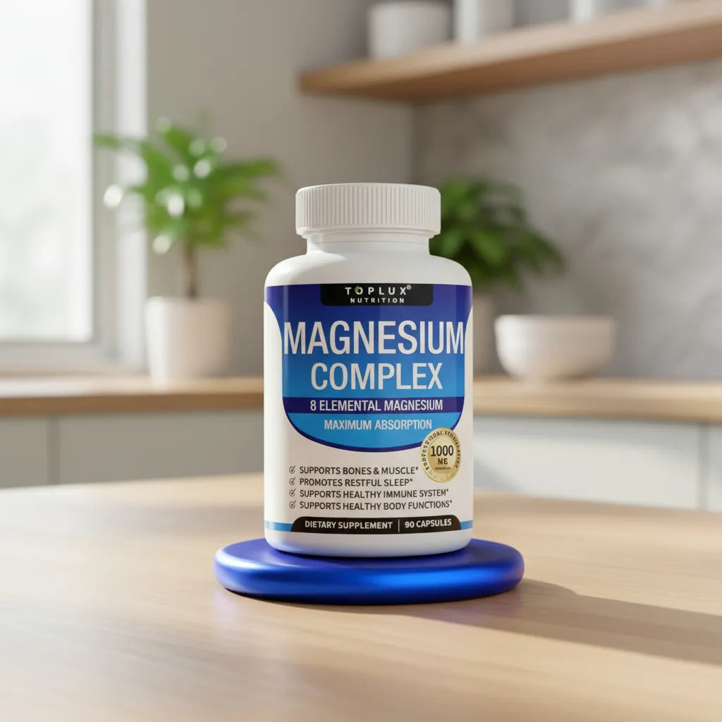 3 meses de Magnesium Complex  – ¡El Mineral Maestro! para llevar una vida sin límites.