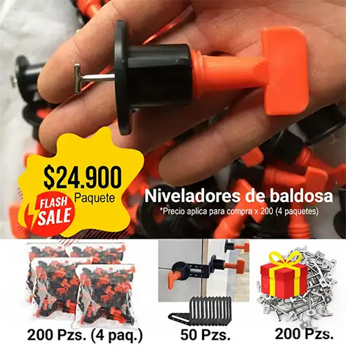 KIT NIVELADORES (PACK X 100 Y 200 UNDS) 2